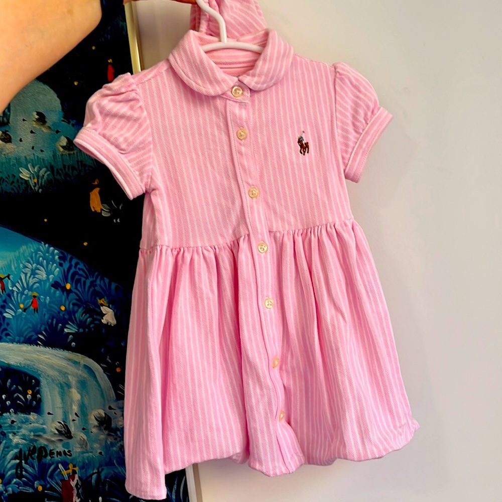 Ralph Lauren Baby Dress and Bummies